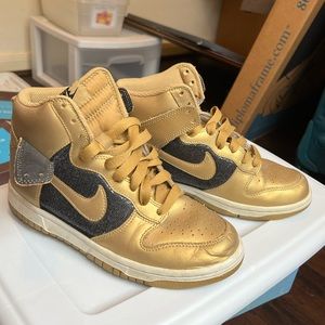 Black & Gold Nike Dunks